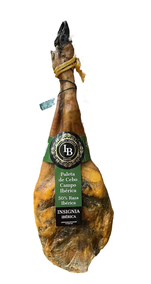 5 kg PALETA DE CEBO DE CAMPO 50% RAZA IBÉRICA,CURACIÓN NATURAL 100%. EDICIÓN FREGENAL
